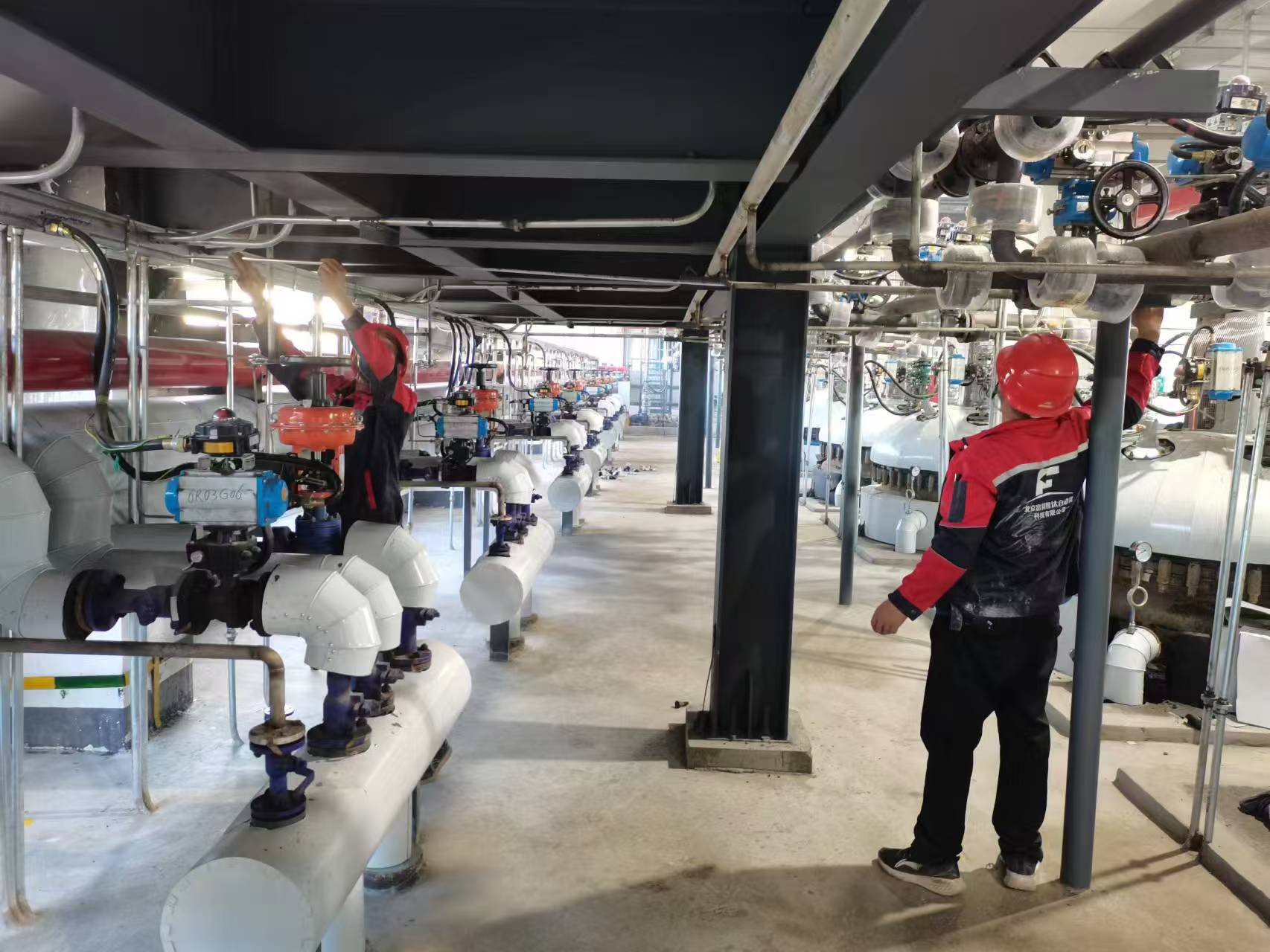 乌海阿拉善某化工厂施工调试掠影