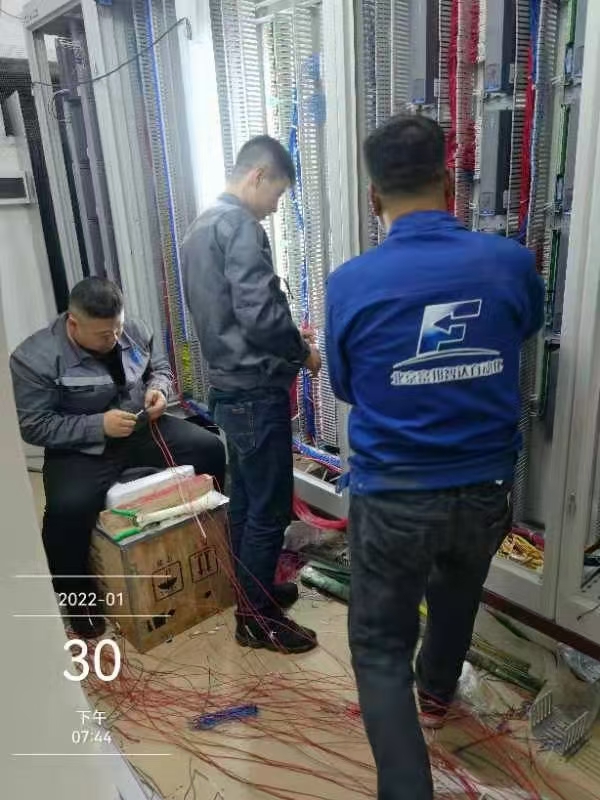 广东某大型化工企业自动化项目春节加班施工掠影
